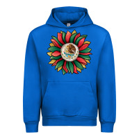Cobalt mexican sunflower Urban Hoodie - Jasminsmagicworld