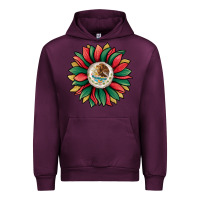 Mauve Wine mexican sunflower Urban Hoodie - Jasminsmagicworld