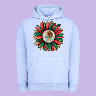 Mexican Sunflower Urban Hoodie Designed By Jasminsmagicworld