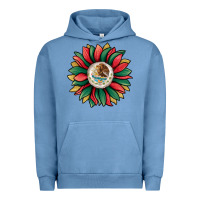 Pigment Pebble Blue mexican sunflower Urban Hoodie - Jasminsmagicworld