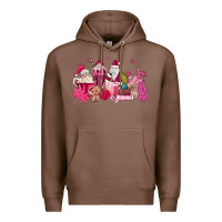 Chestnut pink santa coffee Premium Hoodie - MaliasSmallBusiness