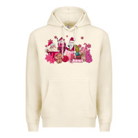 Tofu pink santa coffee Premium Hoodie - MaliasSmallBusiness