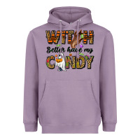 Lavender Witch better have my candy Heavyweight Hoodie - NancyCooperArtShop
