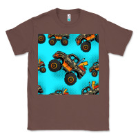 Chestnut monster truck pre teen seamless pattern Classic Tee - HRA Design Shop