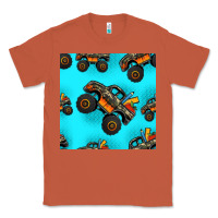 Copper monster truck pre teen seamless pattern Classic Tee - HRA Design Shop