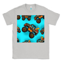 Moon Dust monster truck pre teen seamless pattern Classic Tee - HRA Design Shop
