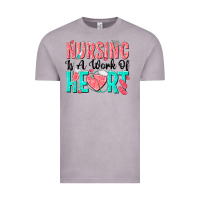 Vintage Zinc nursing is a work of heart Vintage Tee - texasbilliewilder