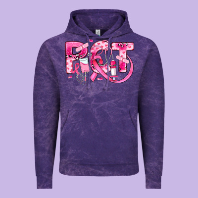 Breast Cancer Pct Patient Care Technician Vintage Hoodie Designed By Jahusdesignshop