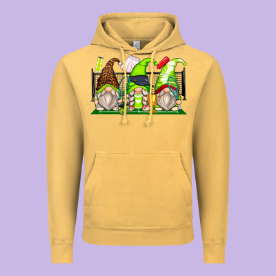 Tennis Gnomes Vintage Hoodie Designed By Zillion Design Studio