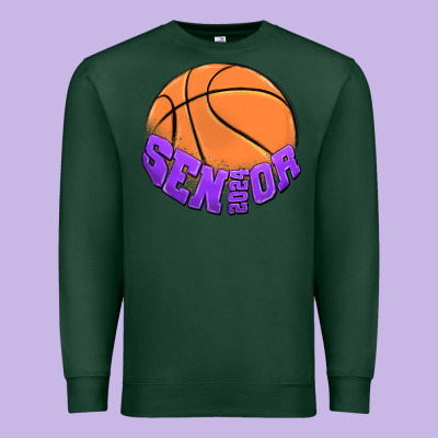 Senıor 2024 Premium Sweatshirt Designed By Maliassmallbusiness