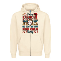 Sandshell i'm a baseball mom we don't do that keep calm thin Zipper Hoodie - Jasminsmagicworld