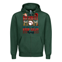 Sports Green i'm a baseball mom we don't do that keep calm thin Zipper Hoodie - Jasminsmagicworld
