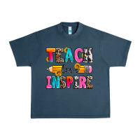 Midnight Navy teach love inspire Urban Heavy Tee - Zillion Design Studio
