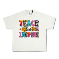 Pistachio teach love inspire Urban Heavy Tee - Zillion Design Studio