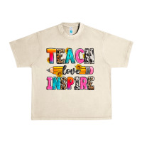 Sandshell teach love inspire Urban Heavy Tee - Zillion Design Studio