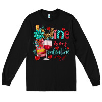 Black wine is my valentine olivia Long Sleeve Tee - OliviaCreatesArt