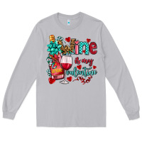 Moon Dust wine is my valentine olivia Long Sleeve Tee - OliviaCreatesArt
