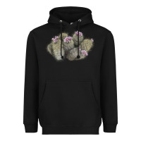 Black cob beehive cactus Heavyweight Hoodie - LillyAllenDesigns