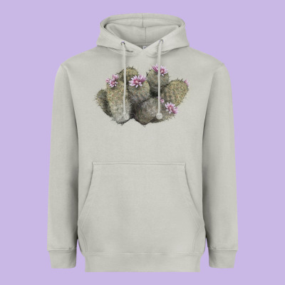 Cob Beehive Cactus Heavyweight Hoodie Designed By Lillyallendesigns