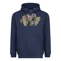 Navy cob beehive cactus Heavyweight Hoodie - LillyAllenDesigns