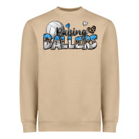 Mushroom raising ballers volleyball Heavyweight Sweatshirt - Zillion Design Studio