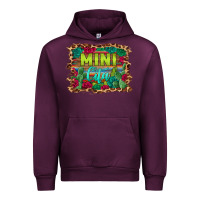 Mauve Wine mini cita serape background Urban Hoodie - BarkalooDesign