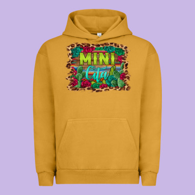 Mini Cita Serape Background Urban Hoodie Designed By Barkaloodesign