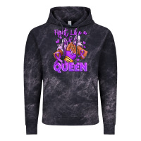Cloud Black fight like a queen lupus awareness afro girl sneak Vintage Hoodie - RanaPortraitStore