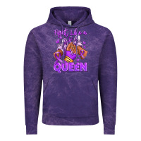 Cloud Purple fight like a queen lupus awareness afro girl sneak Vintage Hoodie - RanaPortraitStore