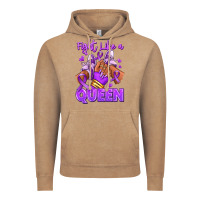 Vintage Coffee fight like a queen lupus awareness afro girl sneak Vintage Hoodie - RanaPortraitStore