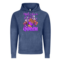 Vintage Denim fight like a queen lupus awareness afro girl sneak Vintage Hoodie - RanaPortraitStore