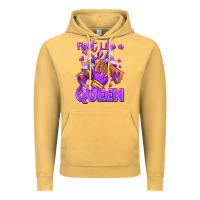 Vintage Mustard fight like a queen lupus awareness afro girl sneak Vintage Hoodie - RanaPortraitStore