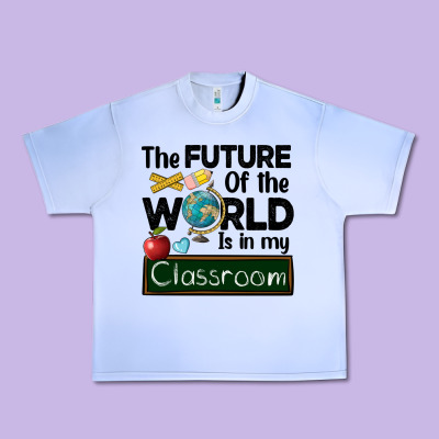 The Future Of The World Is In My Classroom Urban Heavy Tee Designed By Barkaloodesign
