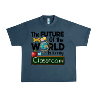 Midnight Navy the future of the world is in my classroom Urban Heavy Tee - BarkalooDesign
