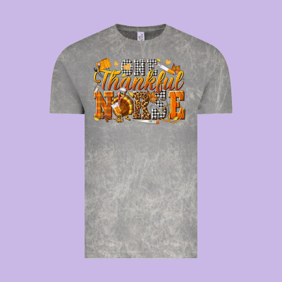 One Thankful Nurse Vintage Tee Designed By Texasbilliewilder