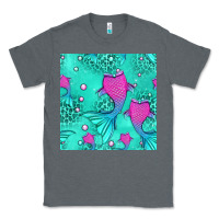 Charcoal Heather mermaid tail seamless pattern Classic Tee - HRA Design Shop