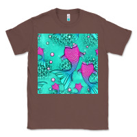 Chestnut mermaid tail seamless pattern Classic Tee - HRA Design Shop