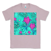 Lilac mermaid tail seamless pattern Classic Tee - HRA Design Shop