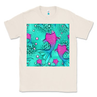 Natural mermaid tail seamless pattern Classic Tee - HRA Design Shop