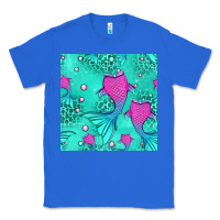 True Royal mermaid tail seamless pattern Classic Tee - HRA Design Shop