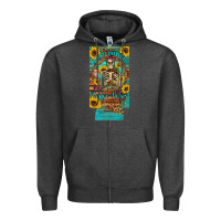 Charcoal Heather i hate everyone but coffee helps western skeleton coffee sunflowers 12 Zipper Hoodie - Artiststas