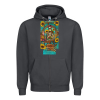 Smoke i hate everyone but coffee helps western skeleton coffee sunflowers 12 Zipper Hoodie - Artiststas