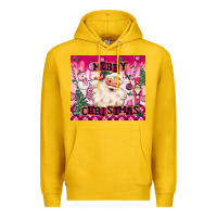 Lemon merry pink christmas santa Premium Hoodie - MaliasSmallBusiness