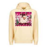 Pina Colada merry pink christmas santa Premium Hoodie - MaliasSmallBusiness