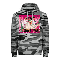 Slate Camo merry pink christmas santa Premium Hoodie - MaliasSmallBusiness