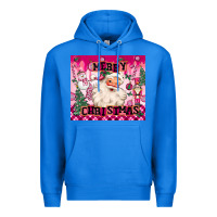 True Royal merry pink christmas santa Premium Hoodie - MaliasSmallBusiness