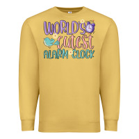 Antique Gold world's cutest alarm clock Premium Sweatshirt - MaliasSmallBusiness