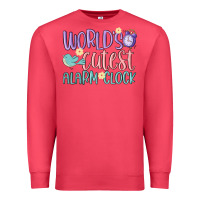 Cardinal world's cutest alarm clock Premium Sweatshirt - MaliasSmallBusiness