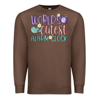 Chestnut world's cutest alarm clock Premium Sweatshirt - MaliasSmallBusiness