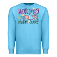 Ocean Blue world's cutest alarm clock Premium Sweatshirt - MaliasSmallBusiness